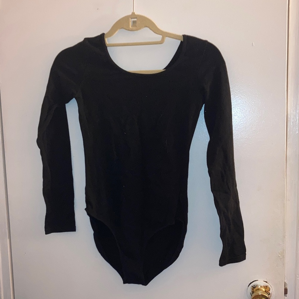 Danskin Now Black Long Sleeve Tee